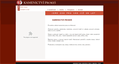 Desktop Screenshot of kamenictvi-prokes.cz